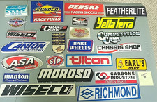 Lot Of 24 Racing Stickers Decals Car Vintage Sticker Lot B Lot Of 24 Racing Stickers Decals Car Vintage Sticker Lot B