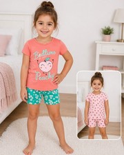 Carter's Kid Girls' 4-Piece Peach Snug Fit Cotton Pajamas Size 4