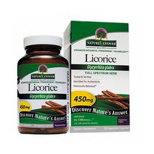 Licorice Root 450 Mg 90 Veg Caps By Nature's Answer