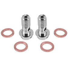 2x Motorcycle Stainless Brake Banjo Bolt M10 x 1.0mm Caliper Master7871