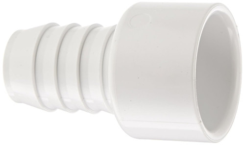 Spears 474 Series PVC Pipe Fitting, Adapter, Schedule 40, White, 1"Barbed x 1...