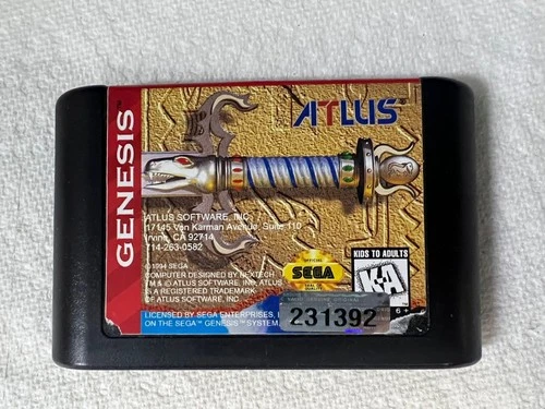 Crusader of Centy Sega Genesis ,  Authentic Cartridge – Tested –