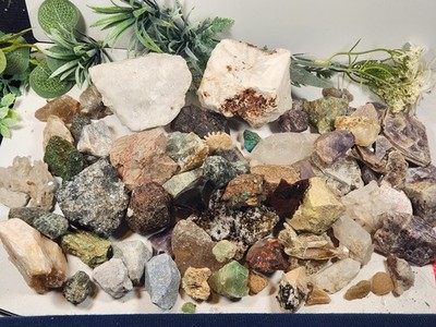 5 Ib Bulk Stones Exact Stones Crystals Mineral Specimens Unidentified Rocks X