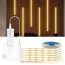 LED Lights For Acoustic Wall Slat Panels Driver Touch Sensor Shelves Modern Home