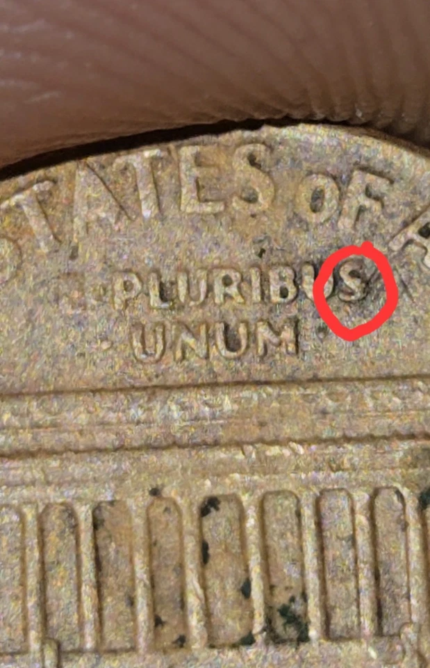 1969 S Mint Mark Penny Double Die S with Floating Roof - Image 3 of 3