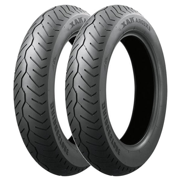 COPPIA GOMME BRIDGESTONE 100/90-19 MAX + 150/80-16 MAX DOT22 - Immagine 27