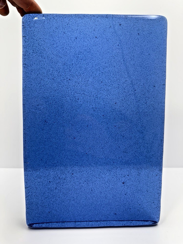 BLENKO Dalle De Verre Medium Blue 12x8 Hand-Cast Architectural Glass Slab Tile