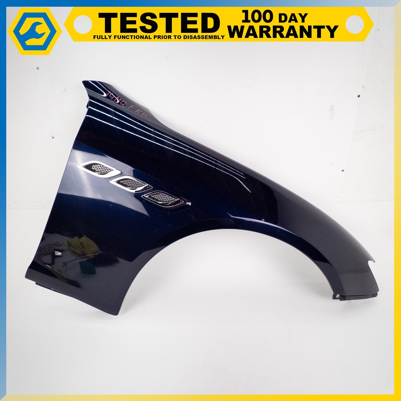 14-19 MASERATI QUATTROPORTE GHIBLI FRONT RIGHT SIDE FENDER ASSEMBLY BLUE OEM