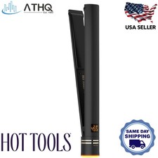 Hot Tools HT7123BG Pro Artist Negro Dorado Evolve 1 1/4" Plancha Iónica 455°F NUEVO
