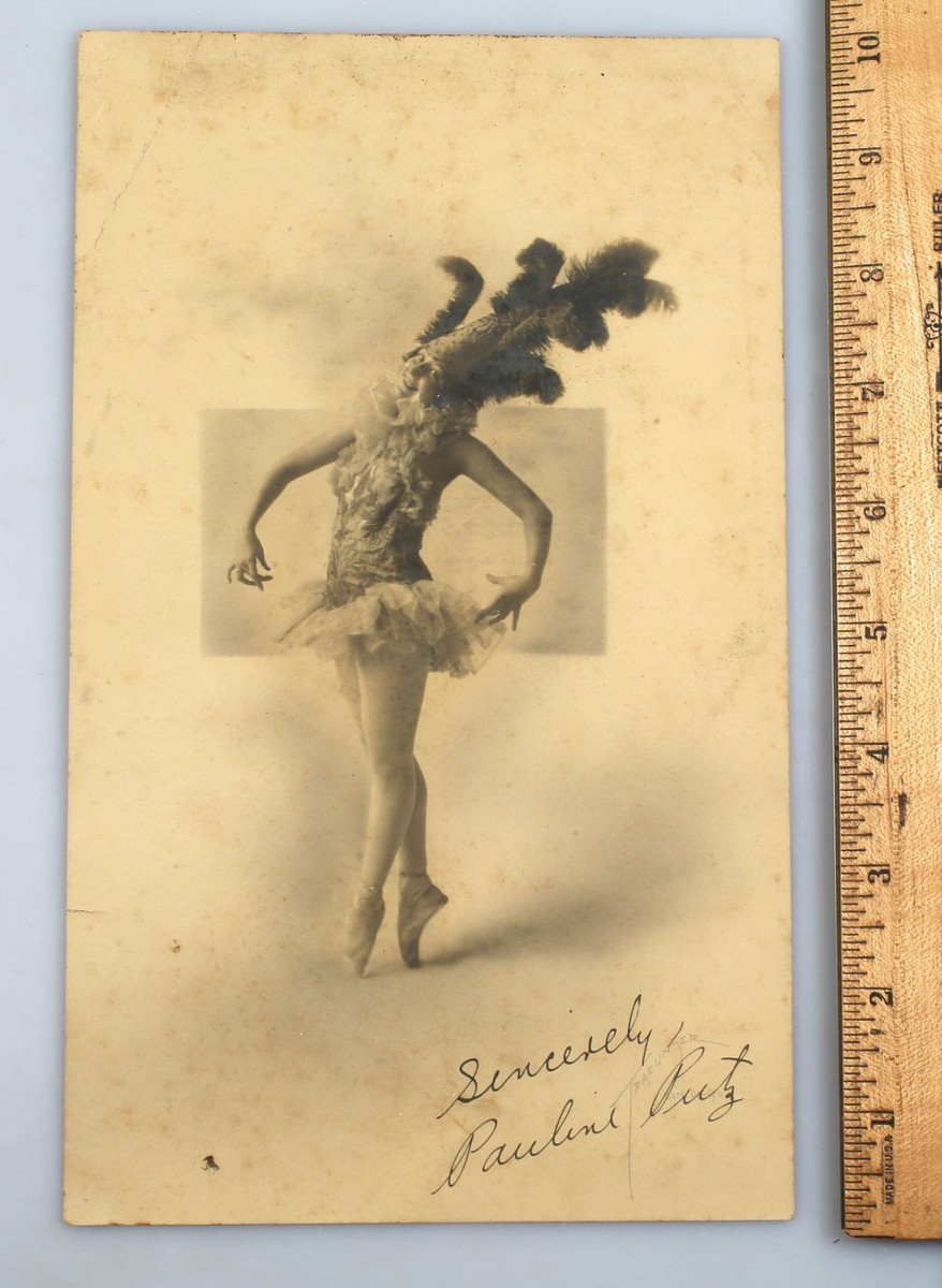 Original Autographed Photo Ballerina Pauline Putz 1900-1920s ? | eBay