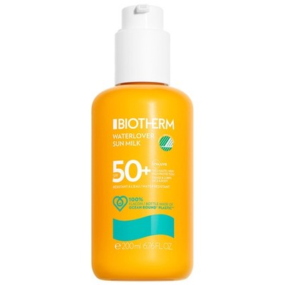 Biotherm Waterlove Sun Milk LSF50 200 ml ist eine schmelzende Sonnenmilch für Ge