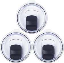 3 Pack 30 Oz Tumbler Lid, Magnetic Slider Replacement Lids for YETI 30/32 Oz, 14