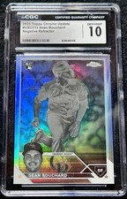 Topps 2023 Chrome Update Sean Bouchard #USC213 Negative Refractor RC CGC 10