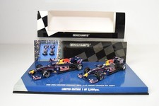 A95 1:43 MINICHAMPS 402 091415 RED BULL RACING RENAULT RB5 1-2 CHINESE GP 2009