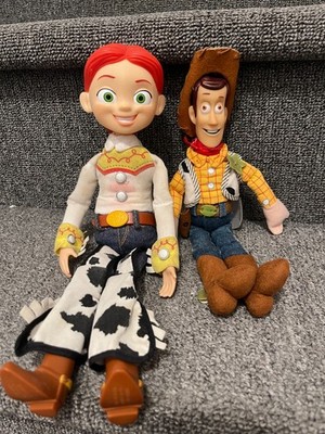 Toy Story Jessie Pull String Talking Cowgirl Thinkaway Toys WORKING + Woody Stor