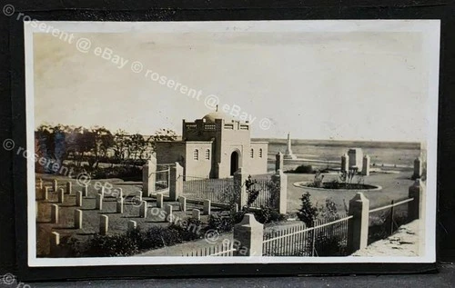 c1927 Baghdad - Iraq WW1 Military Cemetery  original photo 13 by 8cm