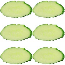6 Pcs Mini Cucumber Simulation Food Model Fake Vegetable Simulated