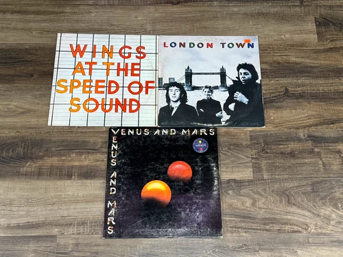 Paul McCartney/ Wings- Lot Of 3 LP's/Records- Wings At The Speed /Venus And Mars