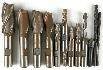 Morse High Speed Machinist Drill Bits 3/4 9/16 9/32 Lot of 12 Vintage USA FD962
