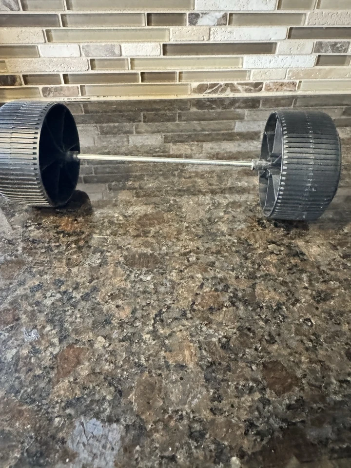 Vtg 1981 Barbie heart Family Convertible Wheel Tire Replacement 2 Tires And Bar - Image 2 of 4