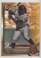 2022 Bowman Draft 1st Edition Gold Foil 3/50 Marco Luciano #BD-129 14dq