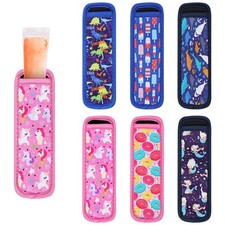 Ice Pop Sleeves 6 Pack, Washable Popsicle Holders, , Multicolor