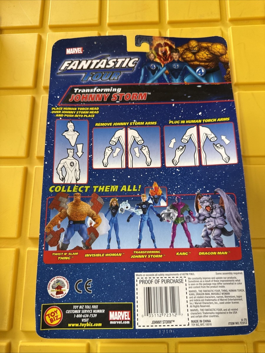 Fantastic Four 4 Classics Transforming Johnny Storm Marvel