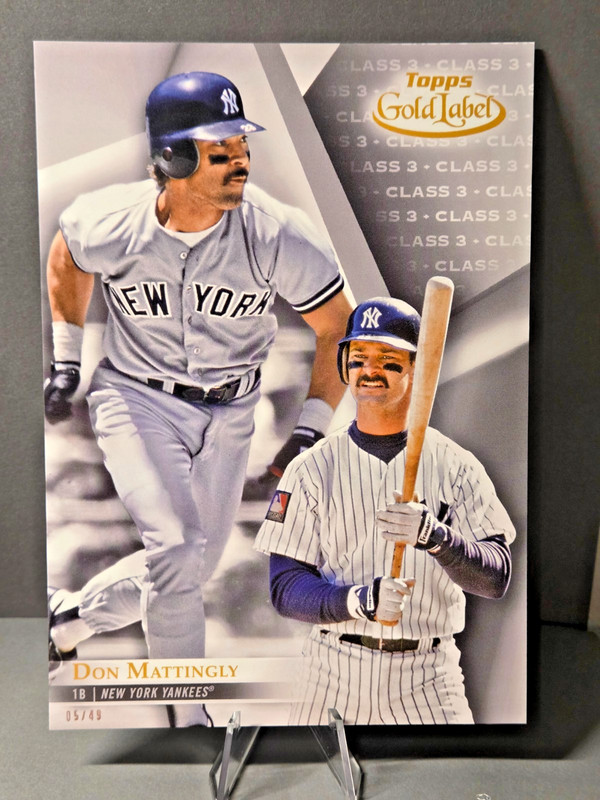 2018 Topps Gold Label #71 Don Mattingly JUMBO /49