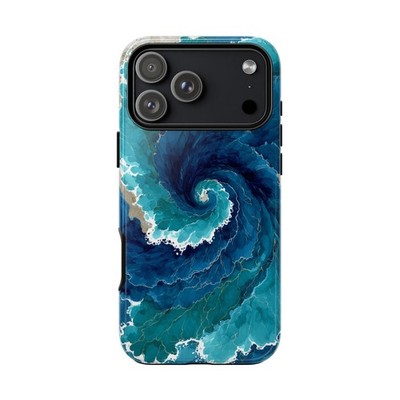 Ocean Current Motion Blue | Tough Phone Case | iPhone, Galaxy, Pixel