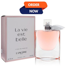 La Vie Est Belle by Lancome Eau De Parfum Spray 2.5 Fl oz / 75 ml, New-Sealed