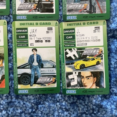 New Unused English SEGA Initial D Card Arcade Stage Version 3 Card