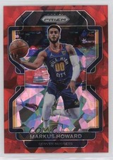 2021-22 Panini Prizm Red Ice Prizm Markus Howard #218 0t2