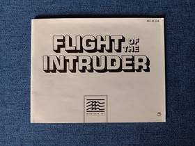 Flight of the Intruder (Mindscape, 1990) NES Game w/ Box & Manual ~ Working