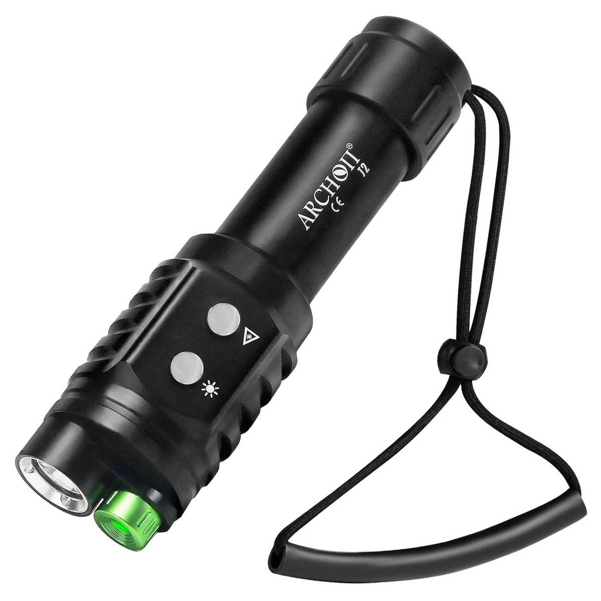 Lighoon2 ジャンク ARCHON J2 Diving Flashlight, 2-in-1 Scuba Dive Light with 1200