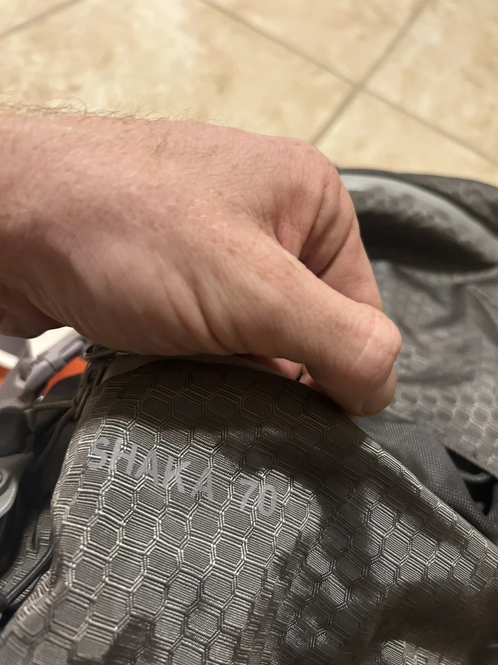 Mountain Hardware Shaka 70 Pack Hiking Large Gray Orange - Image 3 of 4