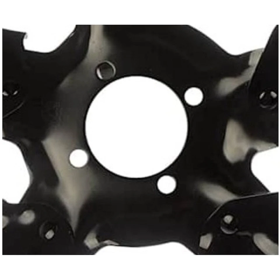 Hoja de ventilador de embrague para GMC Typhoon 1992 1993 | negro 18,2 pulgadas de diámetro exterior Foto 3 de 4