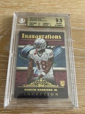2024 Topps Inception Marvin Harrison Jr Inaugurations RC Case Hit SSP BGS 9.5