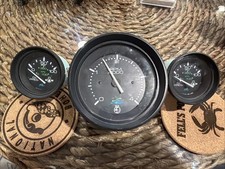 Lot Of Sea Ray Teleflex Gauges Oil & tachometer Untested A