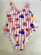 Disney Minnie Mouse One Piece Swim Swimsuit Swimwear Toddler Girls Size 5T