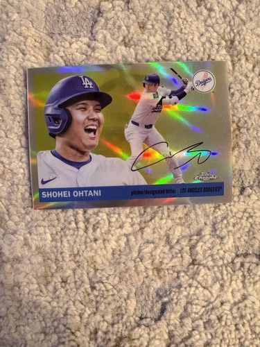 2025 Topps Chrome Platinum Anniversary Shohei Ohtani LAD #17 SSP Image Variation