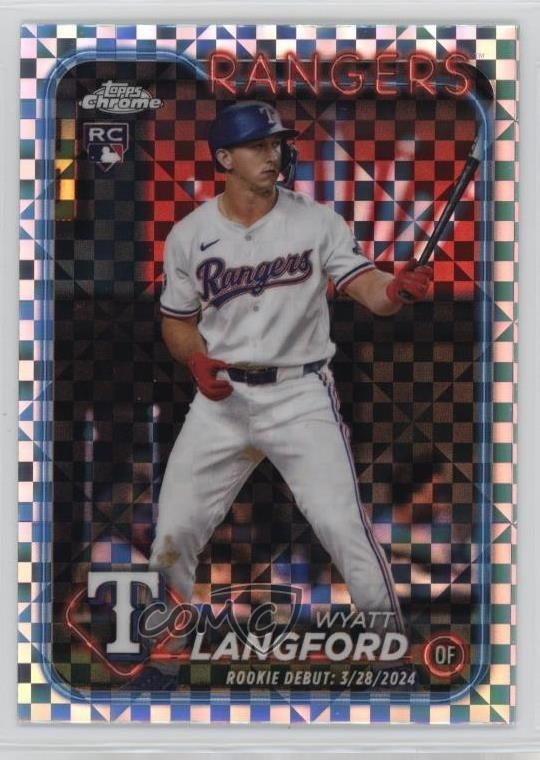 2024 Topps Chrome Update Rookie Debut X-Fractor Wyatt Langford #USC37