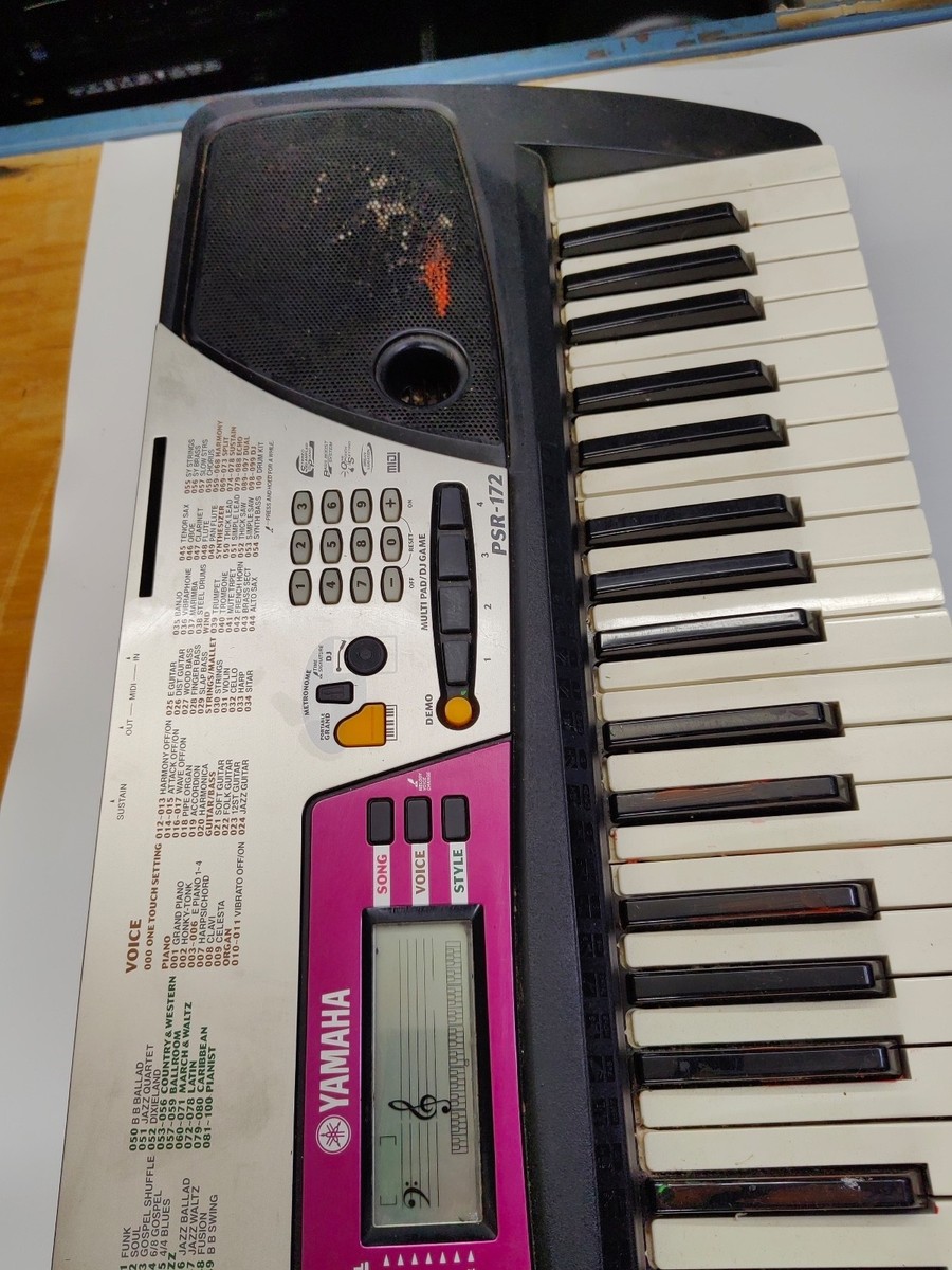 ヤマハ 電子ピアノ キーボード PSR-172 Yamaha PSR-172 keyboard, 61 keys, - Free shipping | eBay