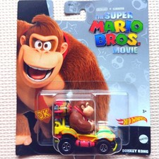 Hot Wheels Mario Kart Super Mario Bros. Movie Donkey Kong 1/64 Unopened japan