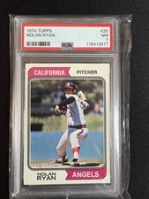 Topps 1974 Nolan Ryan #20 California Angels PSA 7 Baseball Card Base