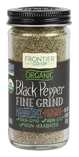 Frontier Herb Black Pepper Organic Fine Grind, 1.8 oz