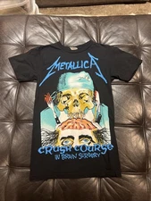 Vintage Y2K Metallica Crash Course In Brain Surgery Pushead Mens S Bay Island