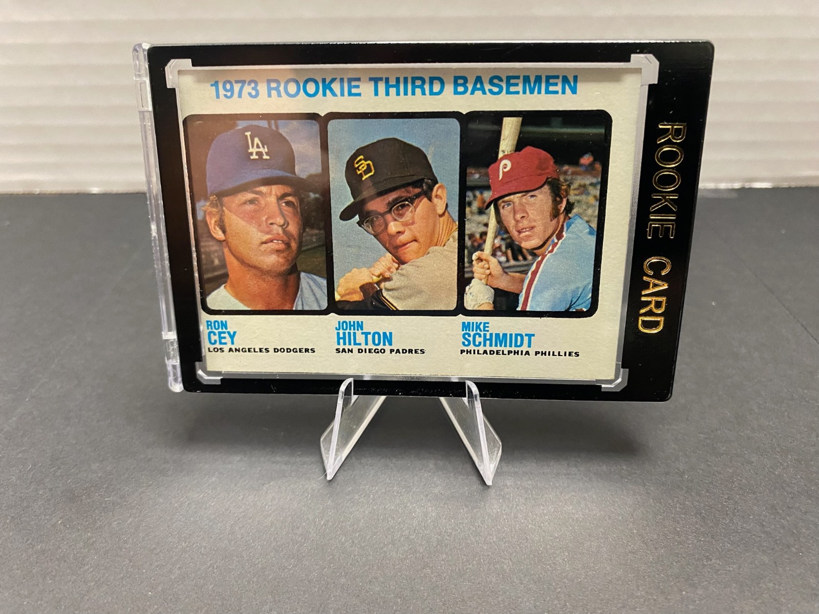 1973 Topps - High Number Mike Schmidt, Ron Cey, John Hilton #615 (RC)