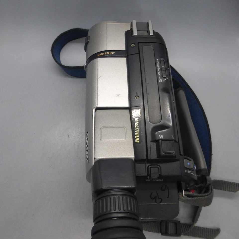 Sony Handycam CCD-TR840E Handheld Video Hi8 XR 8mm Camcorder Silver Tested - Image 3 of 4