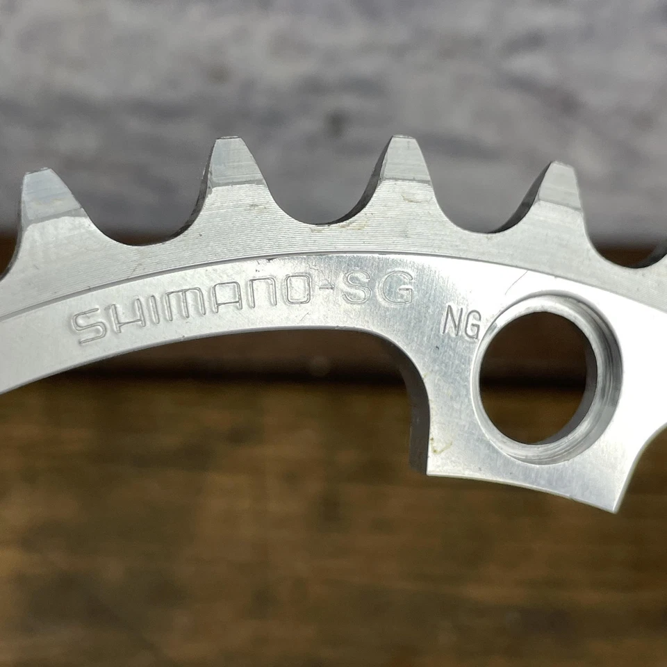 Vintage Shimano Dura-Ace FC-7402 Chainring Set 53t 39T 130 BCD 8s Low Miles - Image 2 of 4