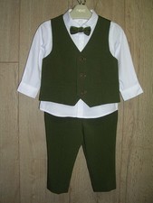 Next Boys Green Trousers